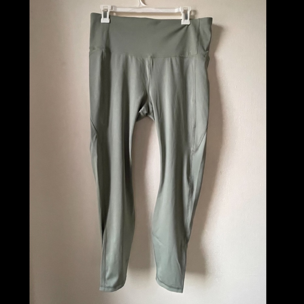 GREEN 7/8 LEGGINGS